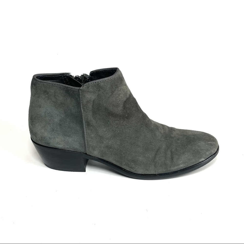 Sam Edelman Petty Women’s Ankle Boots Gray Suede Size‎ 6.5 - Picture 3 of 12